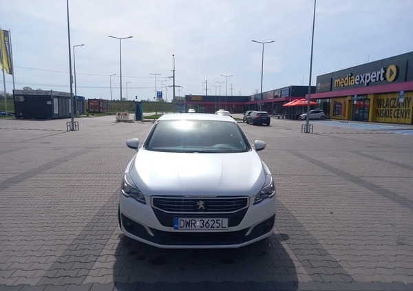 Peugeot 508 cena 38000 przebieg: 175326, rok produkcji 2017 z Kolno małe 137